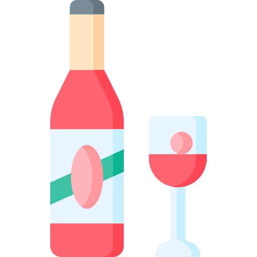 Wine bottle wine glass beverage alcoholic drink icon Wine bottle wine glass beverage alcoholic drink icon