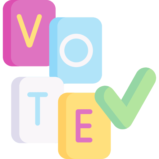 Vote poll board check sign icon Vote poll board check sign icon
