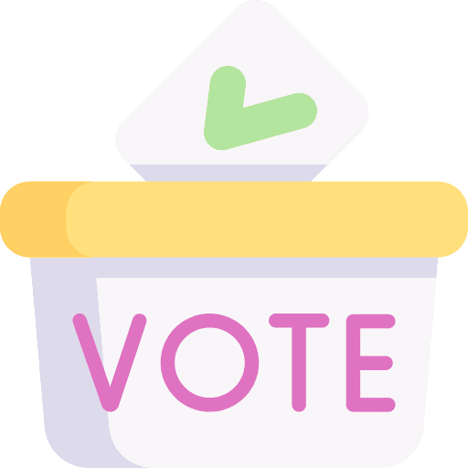 Vote poll checking check sign icon Vote poll checking check sign icon