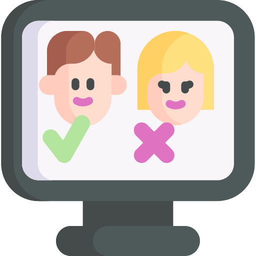 Rating candidates voting rating icon Rating candidates voting rating icon