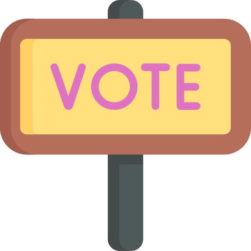Vote advert plate vote icon Vote advert plate vote icon