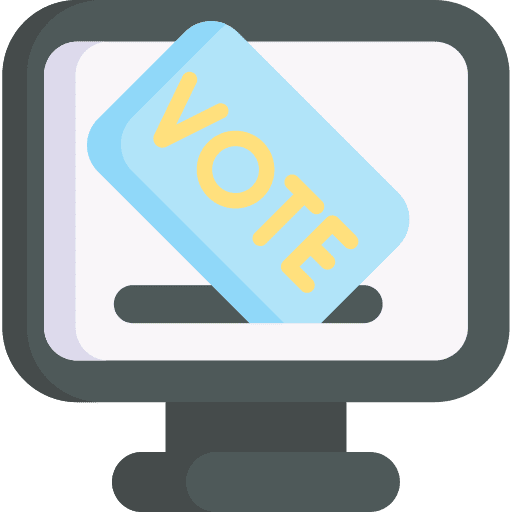 Vote mobile phone smartphone online voting icon Vote mobile phone smartphone online voting icon