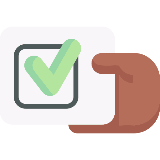 Vote vote miscellaneous check icon Vote vote miscellaneous check icon