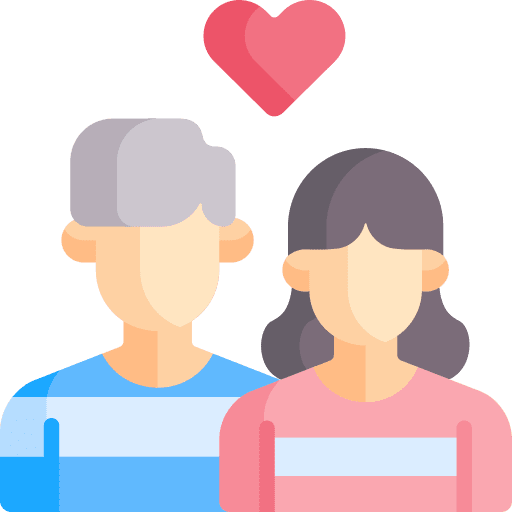 Couple couple woman family icon