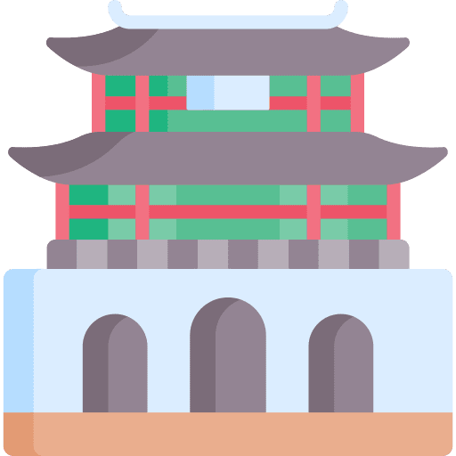 Gwanghwamun south korea cultures seoul icon