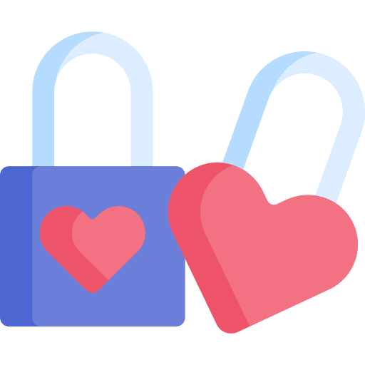 Love love south korea padlocks icon Love love south korea padlocks icon