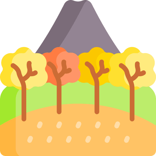 Nami island natural park mountain landmark icon Nami island natural park mountain landmark icon