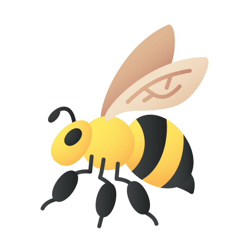 Bee bee apitherapy spring icon