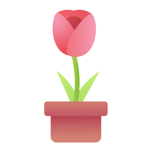 Tulip botanical tulip blossom icon Tulip botanical tulip blossom icon