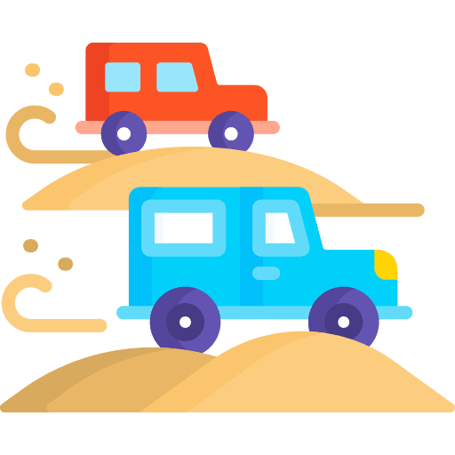 Safari vehicle sand bigfoot icon
