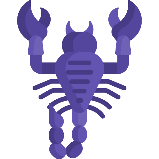 Scorpion venomous animals animal kingdom icon