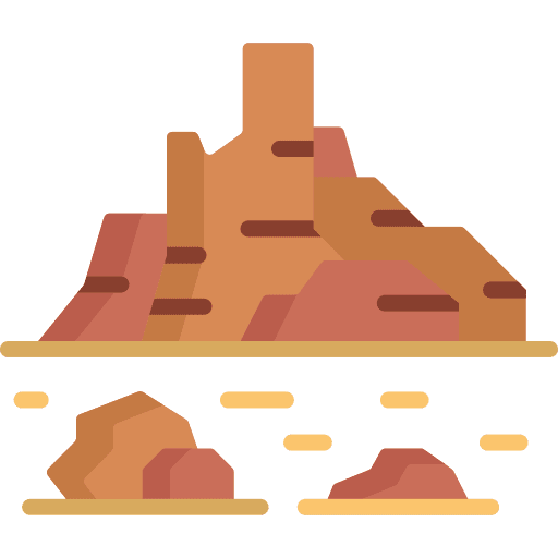 Rocks rocks nature desert icon