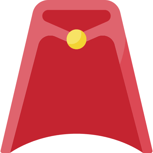 Cape accessory fly cape icon