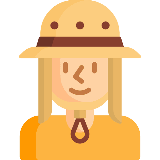 Tourist hat desert journey icon