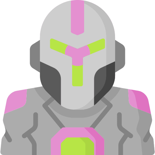 Robot machine villain automaton icon Robot machine villain automaton icon