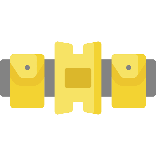 Utility belt superhero fashion pockets icon Utility belt superhero fashion pockets icon
