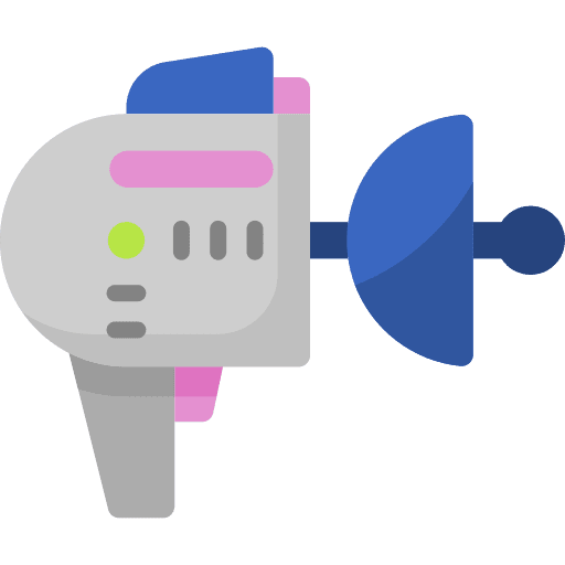 Blaster battle controller laser gun icon Blaster battle controller laser gun icon