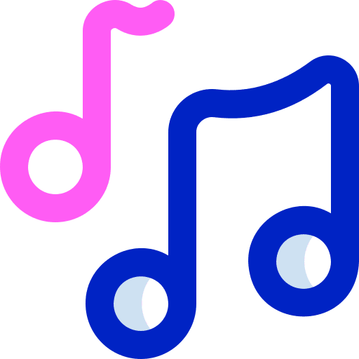 Music song music and multimedia interface icon
