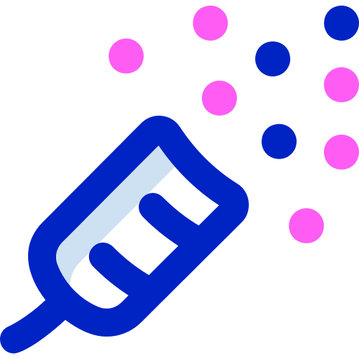 Confetti entertainment birthday and party celebration icon Confetti entertainment birthday and party celebration icon