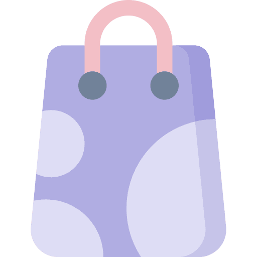 Gift bag party gift bag shopping bag icon