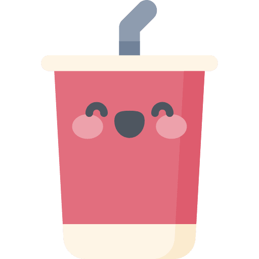 Plastic cup soda food and restaurant drink icon
