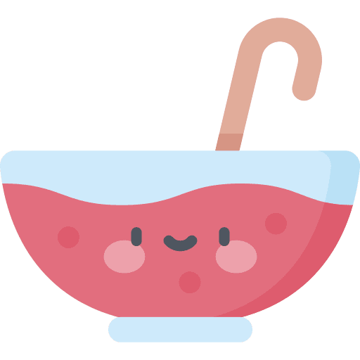 Punch citrus fruit fruit juice punch bowl icon