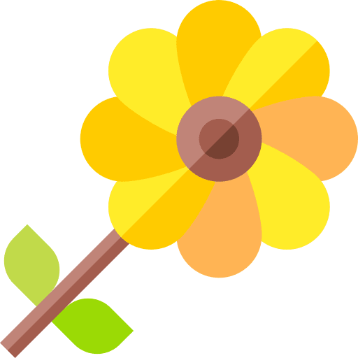 Flower botanical nature flower icon