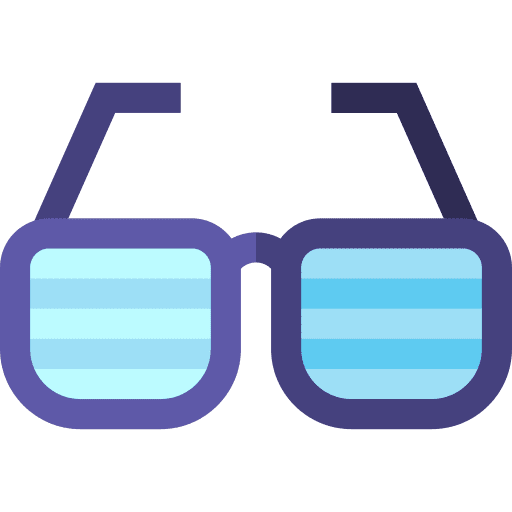Glasses accessory protection summer icon Glasses accessory protection summer icon