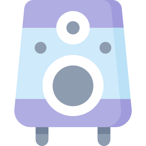 Speaker electronics woofer speaker icon