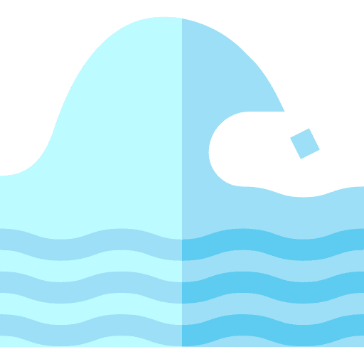 Waves sea summer waves icon