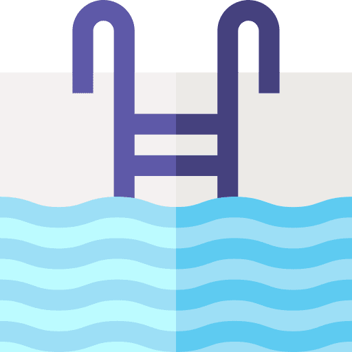 Pool ladder sport summertime icon Pool ladder sport summertime icon