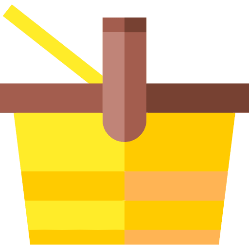 Picnic basket camping holidays vacation icon Picnic basket camping holidays vacation icon
