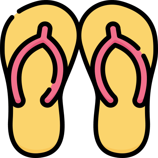 Flip flops shoes flip flops footwear icon