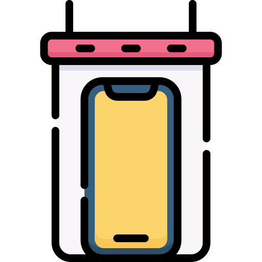 Phone case electronic device waterproof phone case icon