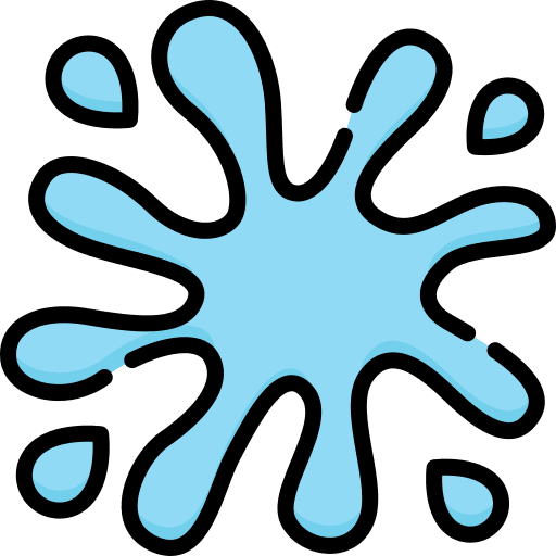 Splash water weather liquid icon