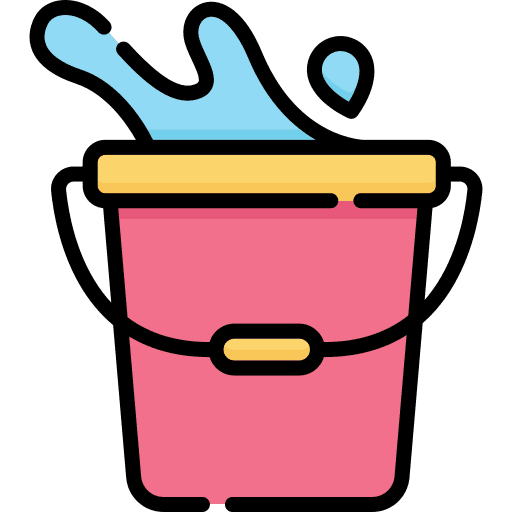 Water bucket cultures thailand water bucket icon