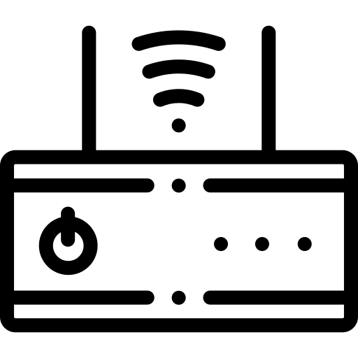 Modem router internet wifi icon