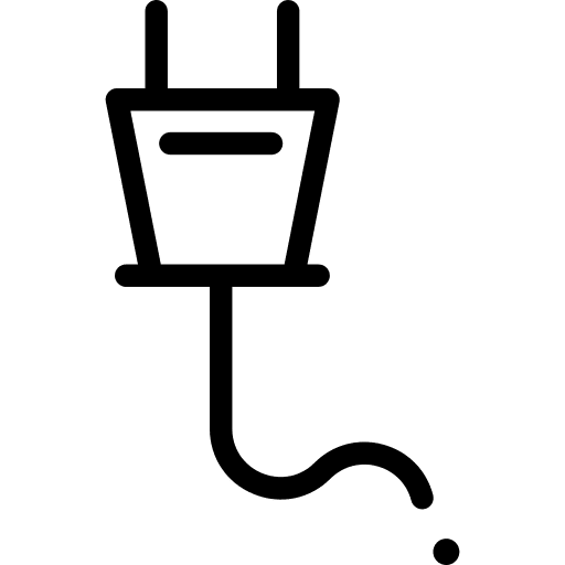 Plug plug power charge icon
