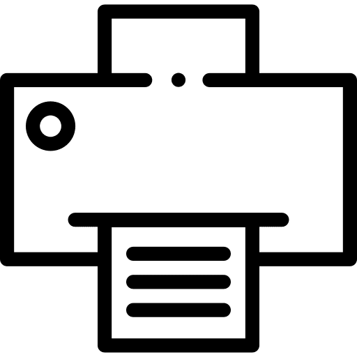 Printer print ink printer icon