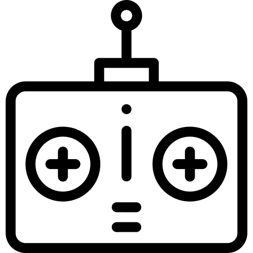 Remote control play technology drone icon