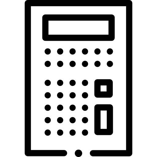 Calculator technology calculate technological icon
