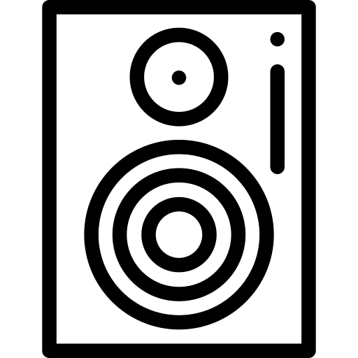 Speaker technology audio sound icon