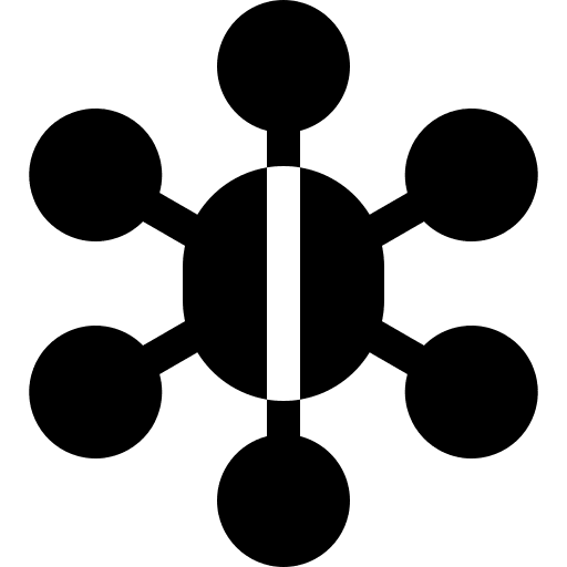 Network network technology artificial intelligence icon