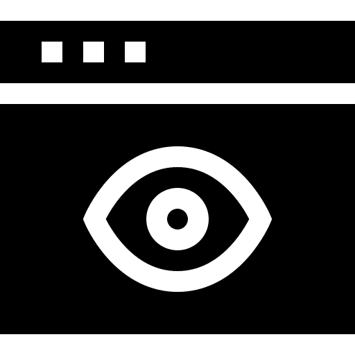 Web multimedia view internet icon Web multimedia view internet icon