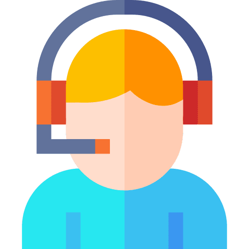 Customer support call center agent call center avatar icon