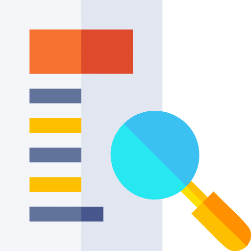 Search archive edit research icon