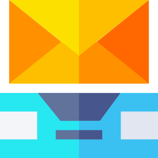 Inbox email message communications icon Inbox email message communications icon