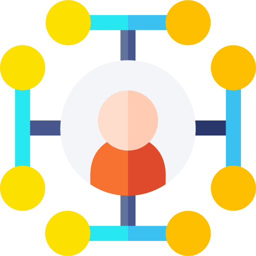 Link connection user team icon Link connection user team icon