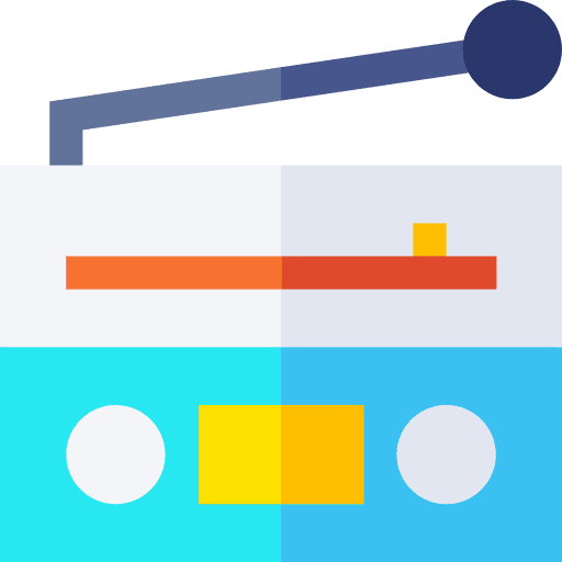 Radio radio electronics communications icon Radio radio electronics communications icon