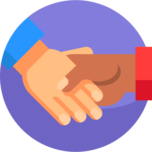 Hand shake hands and gestures racing sport icon